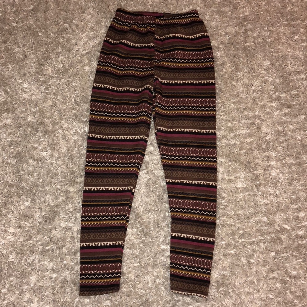 fleece lined leggings 2 for $25